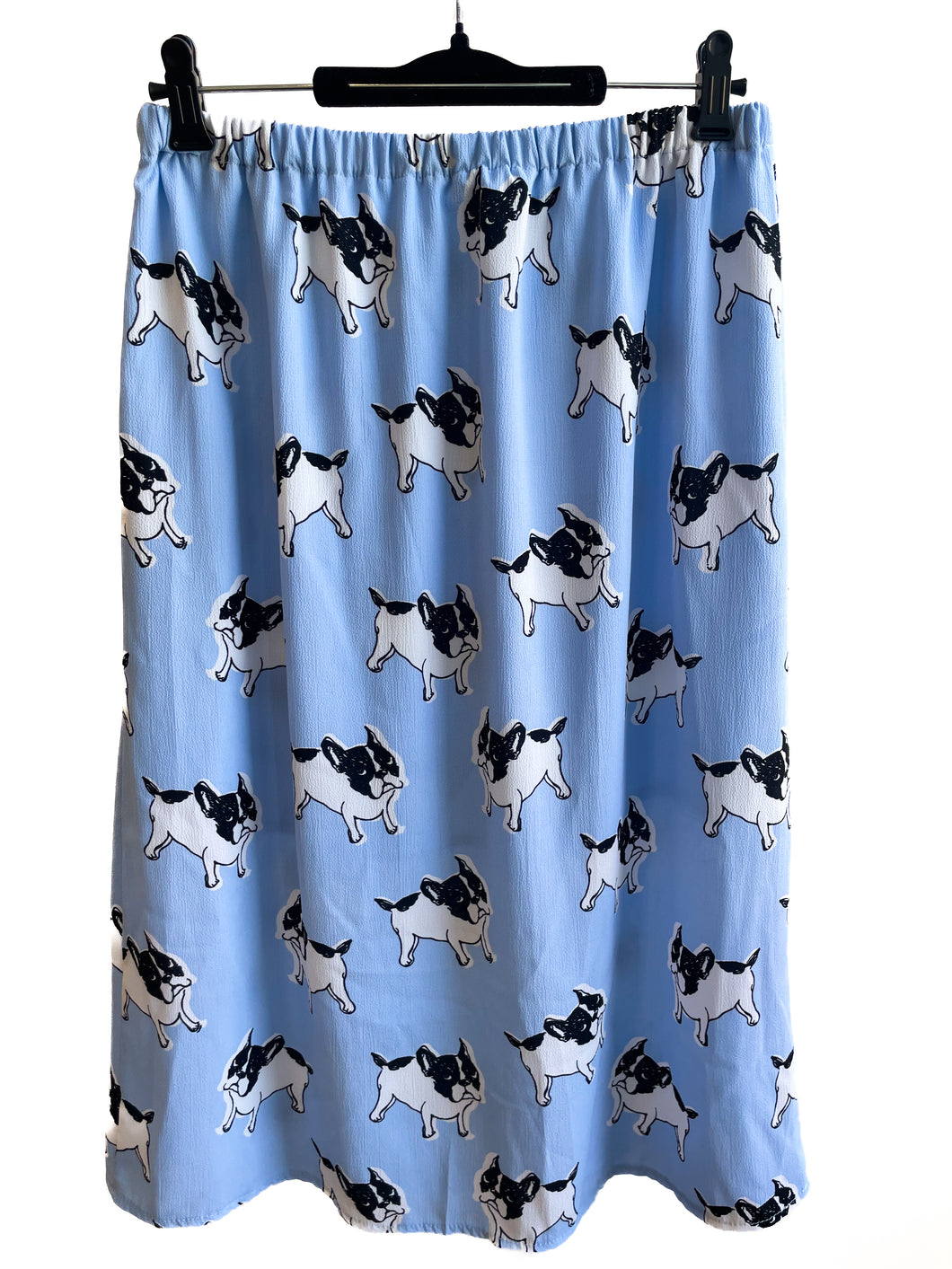 Blue Boston Print Skirt