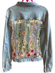 Butterfly Garden Denim Jacket