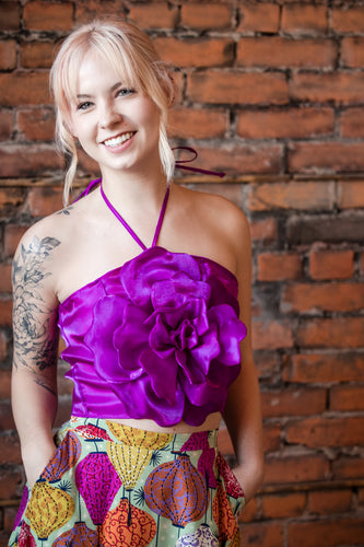 Organza Fleur Top