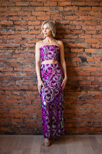 Art Deco Sequin Two Piece